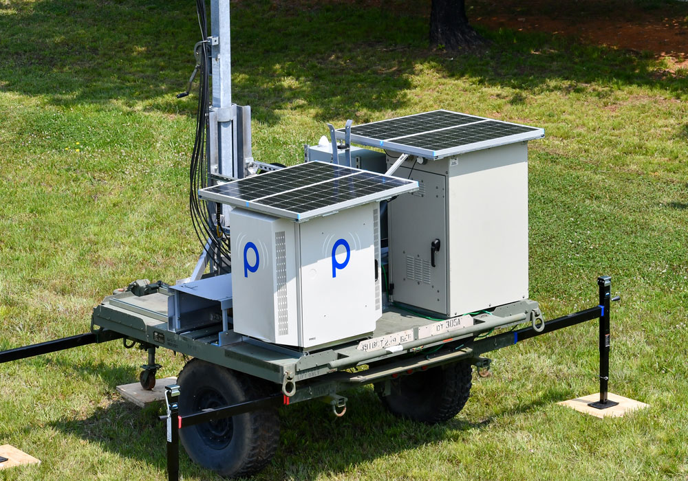 Small - Network on Wheels with Solar Power