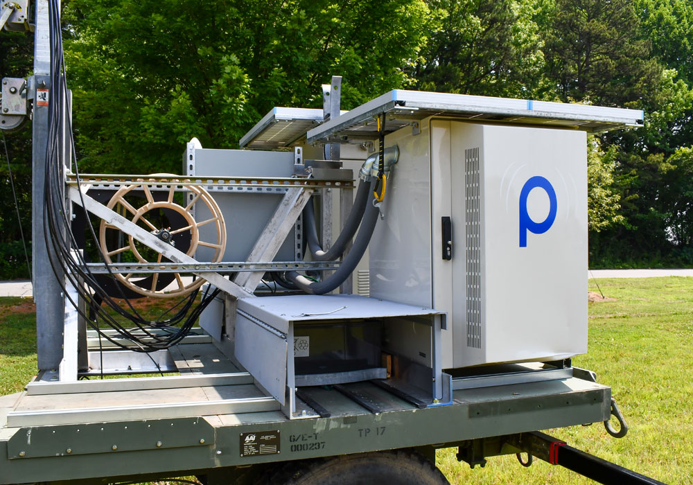 Small - Network on Wheels with Solar Power