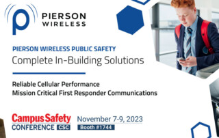 Pierson Wireless - Campus Safety Conference - Charlotte, North Carolina