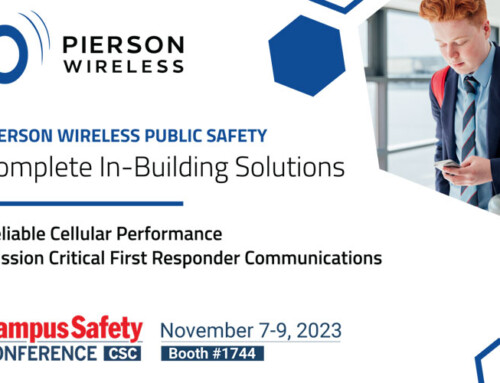 Pierson Wireless Public Safety Solutions on Display at Campus Safety Conference in Charlotte