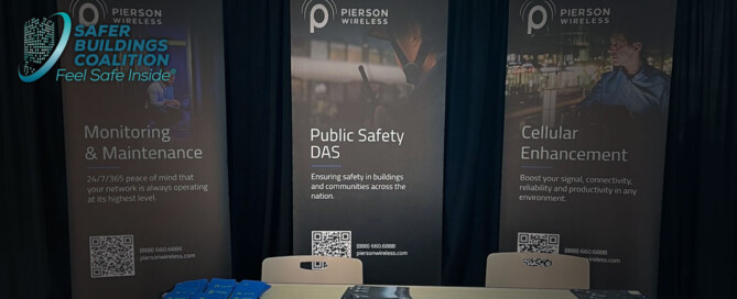 Pierson Wireless at Safer Buildings Coalition Events in October 2023